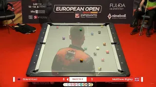 3 Nice Jump Shots By Eklent Kaci | European Open Pool Championship