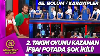 MASTERCHEF ALL STAR 2. TAKIM OYUNU KARAYİP MUTFAĞI KAZANAN TAKIM İFŞA OLDU 45. BÖLÜM CANLI İZLE TV 8