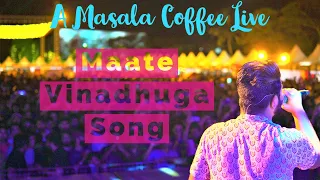 Maate vinadhuga song live by Masala Coffee at Kerala Cake Show