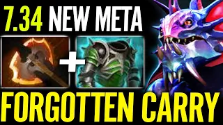 Slardar 7.34 New Meta MAX Farming with 1st Item Battle Fury - Dota 2 Pro