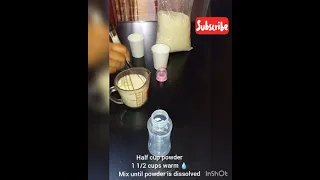 Mixing milk replacer for animals