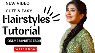 Easy hairstyles inspiring by Shivangi joshi / naira | naira hairstyle in YRKKH | latest hairstyle