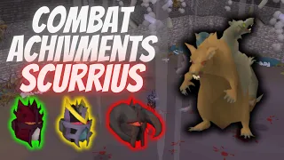 Scurrius Combat Achievements in minutes - OSRS