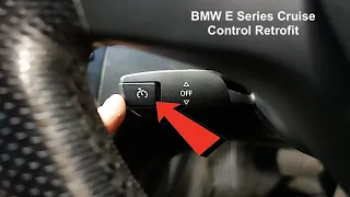 BMW E82 E87 E88 E90 Cruise Control Retrofit