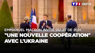 Emmanuel Macron annonce "une nouvelle coopération" avec l'Ukraine