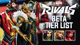 THE MARVEL RIVALS TIERLIST! | Marvel Rivals Tier List & Breakdown