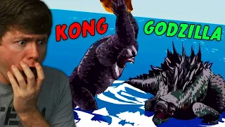 Reacting to GODZILLA vs KING KONG (Crazy Fight)