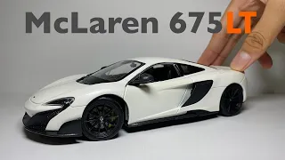 UNBOXING 1/24 McLaren 675LT (White) — WELLY