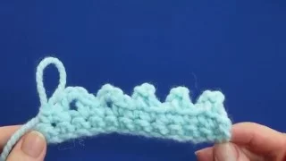 Lesson 12 How to knit the Picot crochet.