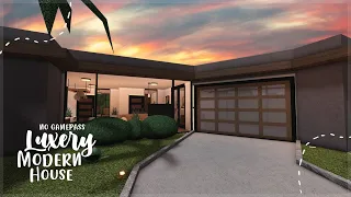 Minami Oroi Roblox Bloxburg Speedbuild No Gamepass Luxury Modern House - April 15, 2021