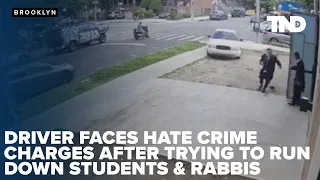 Security video shows driver trying to run down Jewish students, rabbis in Brooklyn