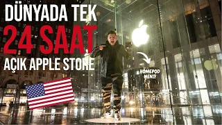 AMERİKADAKİ 24 SAAT AÇIK APPLE STORE'DAN "HOMEPOD MINI" ALDIM! (VLOG)