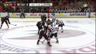 Last 2:30 mins of 3rd, Jakob Silfverberg EN goal 4-1 Chicago Blackhawks vs Anaheim Ducks May 17 2015