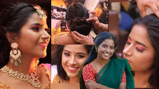Sun TV Sundari Bridal Makeover By Priyadarshi| Free Trial| Dusky Skin Makeup