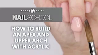 YN NAILS SCHOOL - HOW TO BUILD AN APEX AND UPPER ARCH