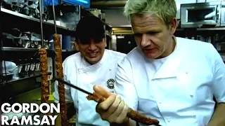 You need practice man' | Gordon Ramsay Learns to Make Kebabs