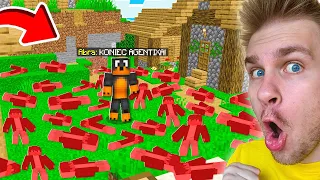 Czy TO KONIEC WOJNY… ⚠️ bo WYGNAŁEM AGENTIX z JEGO MIASTA w Minecraft? 😱