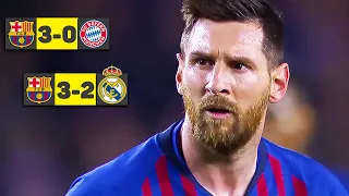 Lionel Messi TOP 10 Greatest Matches
