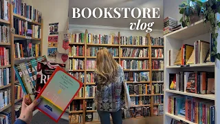 BOOKSTORE VLOG 💌 spend the day book shopping w/ me + big book haul!!