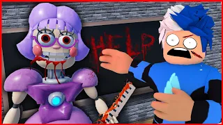 😈 KORKUNÇ ROBOT ÖĞRETMEN PEŞİMİZDE | ROBLOX ESCAPE MISS ANI -TRON's DETENTION | HAN KANAL KÜBRA NİSA