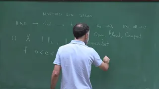 Doctorate program: Functional Analysis - Lecture 3:  Normed linear spaces: definition and basic...