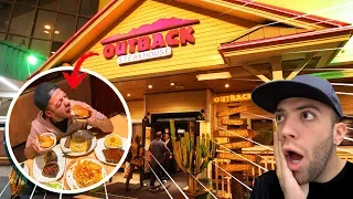 I BOUGHT THE WHOLE OUTBACK MENU!