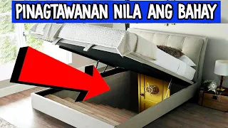 PINAGTAWANAN NILA ANG BAHAY,  NAGULAT SILA NG MAKITA ANG LOOB...