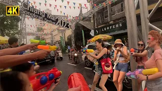 Songkran Festival in Chiang Mai, Thailand | World's BIGGEST Water Fight | Thai New Year 2023