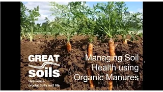 GREATsoils:  Managing soil health using organic manures