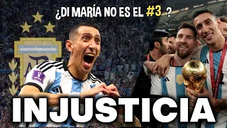 ¡QUÉ INJUSTICIA! || ¿DI MARÍA NO ES TOP 3 DE MEJORES ARGENTINOS EN LA HISTORIA?