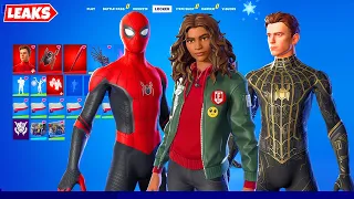 Fortnite Tom Holland Spider-Man (No Way Home) and MJ Skins & EMOTE coming for Winterfest シ