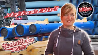 Mirjam transportiert 40 Wasserrohre nach Südtirol | Trucker Babes Austria | ATV