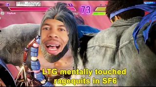 Street Fighter 6 - LTG Low Tier God (JP) mentally touched ragequits in SF6 | December 2023