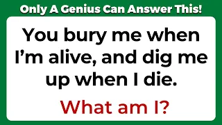 ONLY A GENIUS CAN ANSWER THESE 10 TRICKY RIDDLES | Riddles Quiz With Answers #59