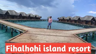Fihalhohi island resort tour ( water villa, & classic room )