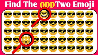 find the odd one out emoji challenge easy medium hard very hard level .... odd emoji game...