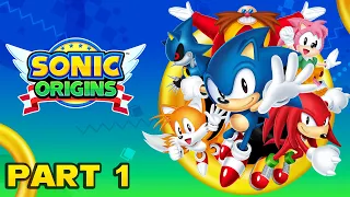 Sonic Origins - Part 1 - Sonic The Hedgehog | Green Hill Zone - Act 1
