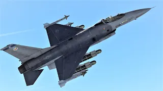 F-16 Falcon Close Air Support in Ground Sim Battles (War Thunder)