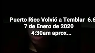 Terremoto De 6.6 En Puerto Rico (7-Enero-2020) | Actividad Sismica En P.R | Mshappiness