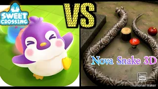 Sweet crossing: snake.io vs Nova Snake 3D