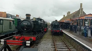 6695 “Taffy Tank” & 9351 “Mogul” At Minehead WSR