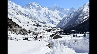 India's last village Chitkul(Himachal Pradesh) in winters Feb 2020