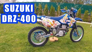 Suzuki DRZ-400 обзор мотоцикла после пяти лет эксплуатации. (English subtitles)