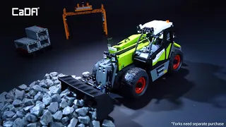 CaDA Bricks Master Series C61051W Telehandler | MOC by Eric Trax