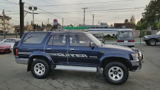 1992 Toyota Hilux Surf SSR-X WIDE BODY Turbo-diesel motor 2LT-E