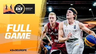 Belgium 🇧🇪 vs Latvia 🇱🇻 | Men | Full Game | FIBA 3x3 Europe Cup 2023