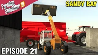 LOADING SILAGE Farming Simulator 19 Timelapse - Sandy Bay Seasons FS19 Ep 21