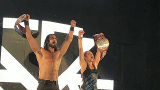 SethRollins Vs BaronCorbin 6/9/2019 Live Event WWESaintjohn Raw