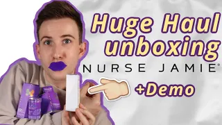 Nurse Jamie HAUL Unboxing review + demo Lip Plumper and Plumping Mask