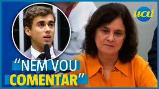 Ministra da Saúde ao responder Nikolas: 'Bizarrices'